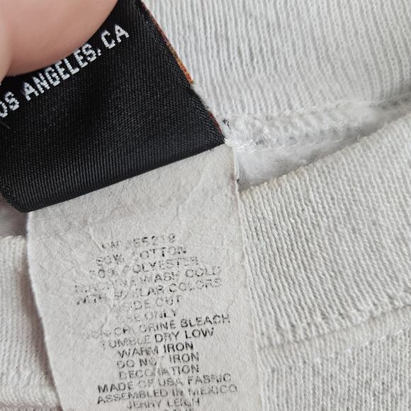 Vtg 90s Mickey & Minnie Disney Sweatshirt OSFM Mickey Unlimited Crewneck White - Picture 7 of 7